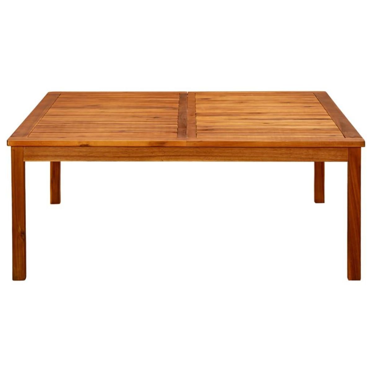 VIDAXL Table basse de jardin 110x110x45 cm Bois solide d'acacia