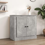 VIDAXL Buffet gris beton 70x35,5x67,5 cm bois d'ingenierie