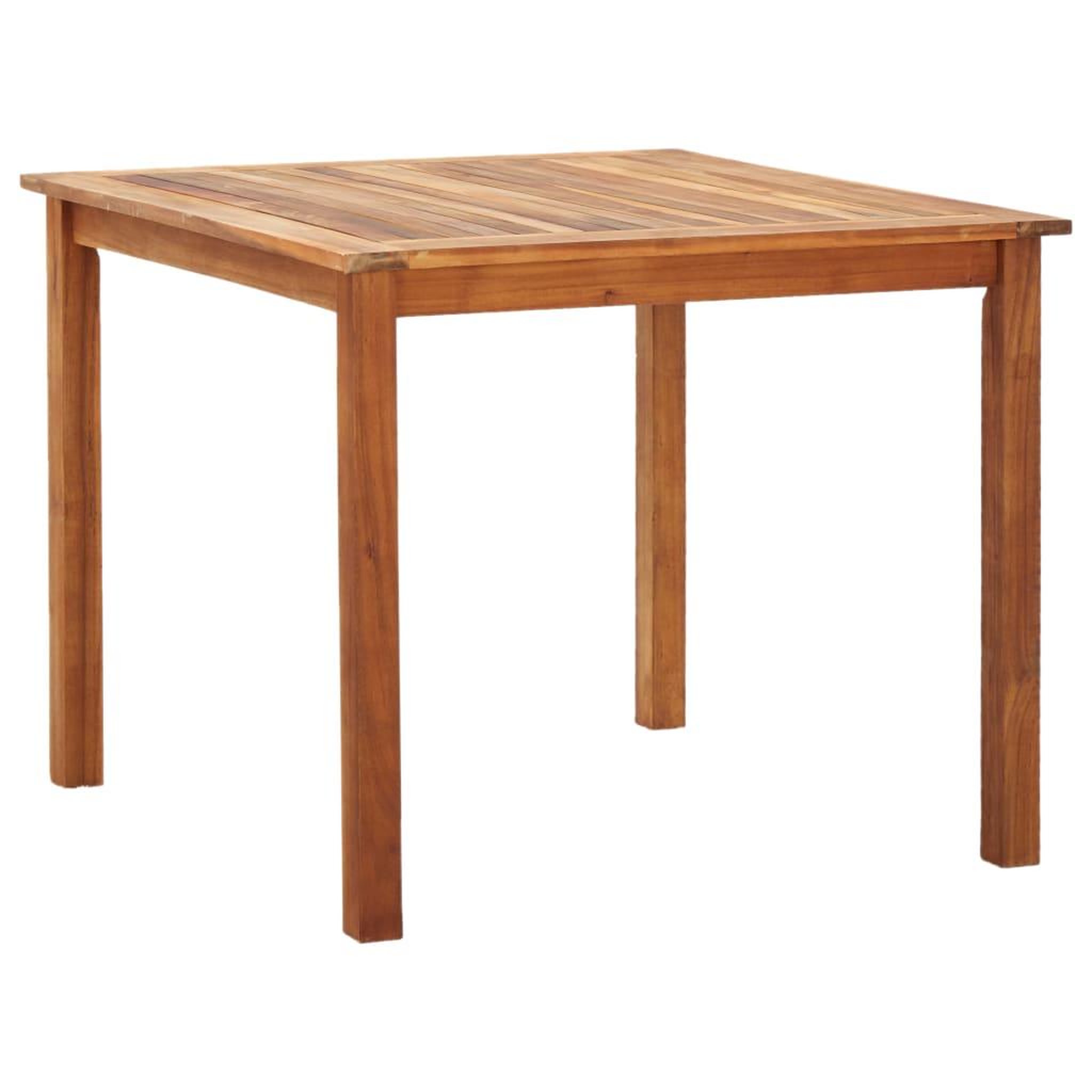 Voir la diapositive 2 : VIDAXL Mobilier a dîner 5 pcs resine tressee et bois d'acacia gris