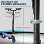 Voir la diapositive 6 : HOMCOM Trottinette électrique 120 W pliable pour enfant 7-14 ans 12 Km/h max. autonomie 10 Km max. bleu