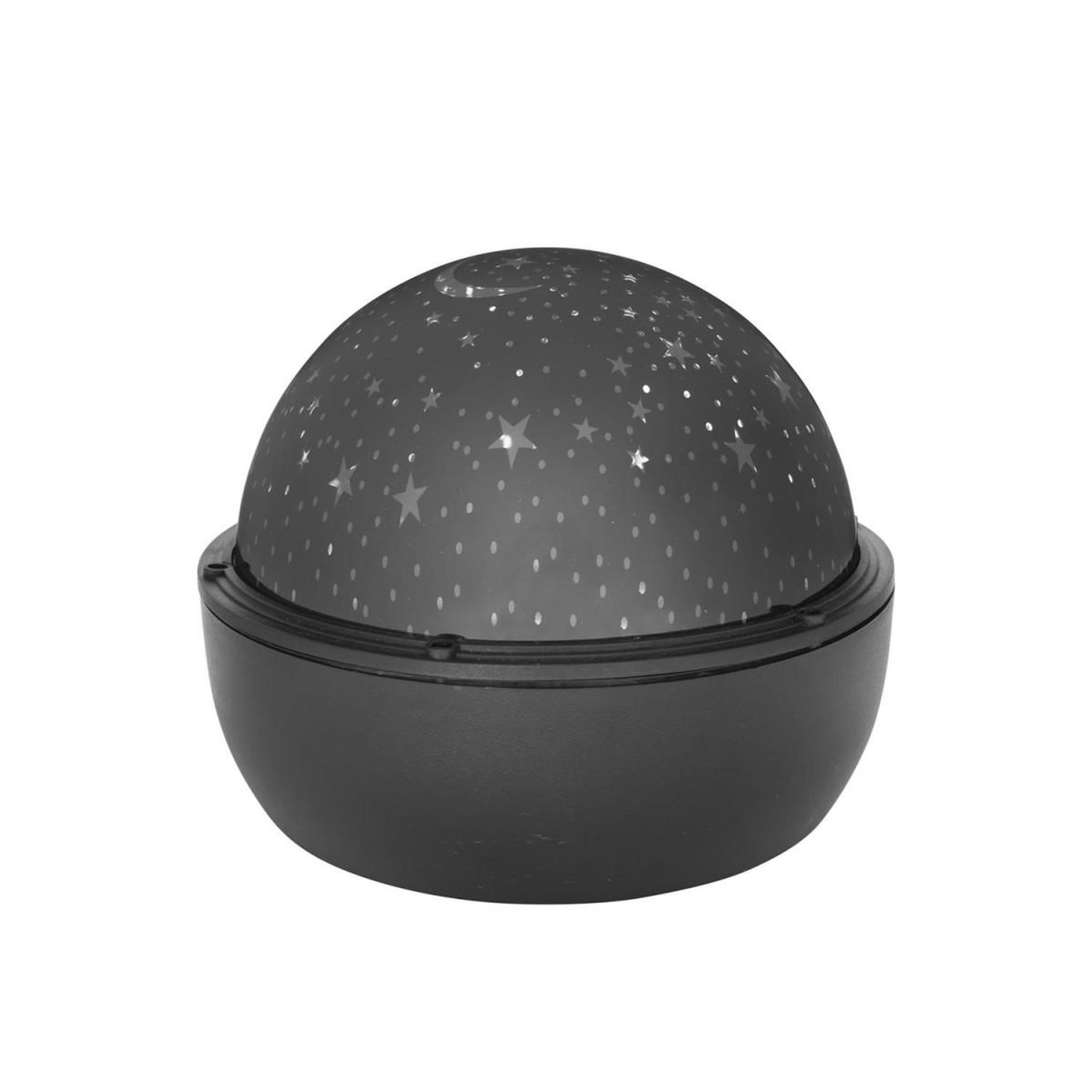 Voir la diapositive 2 : HOME DECO KIDS Veilleuse led rotative enfant  ciel étoilé  16cm noir