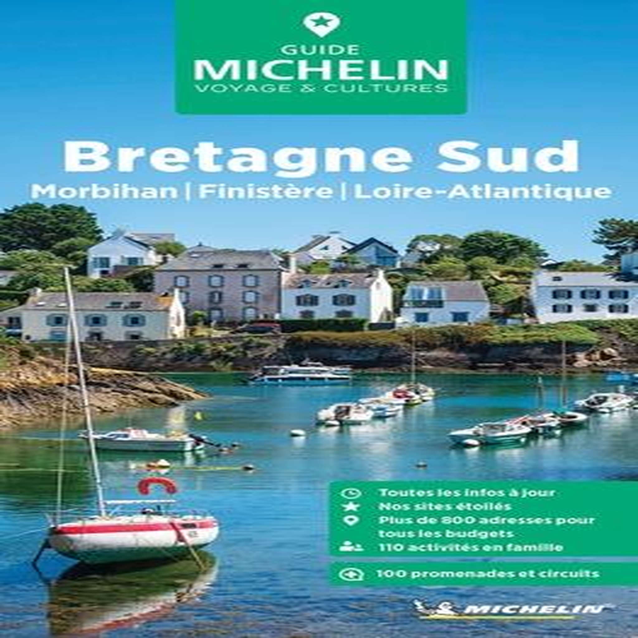 BRETAGNE SUD. MORBIHAN, FINISTERE, LOIRE-ATLANTIQUE, EDITION 2024, Michelin