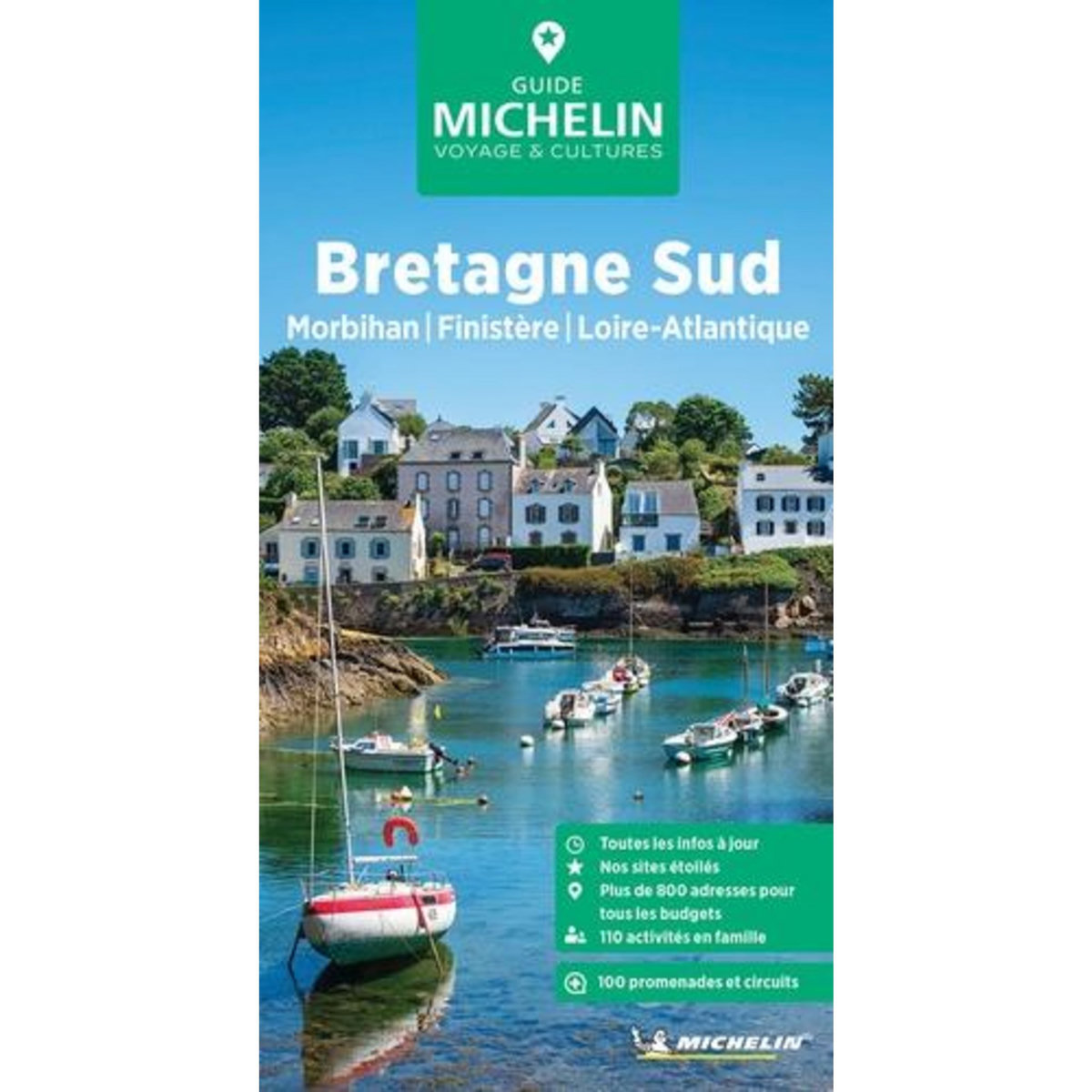 BRETAGNE SUD. MORBIHAN, FINISTERE, LOIRE-ATLANTIQUE, EDITION 2024, Michelin