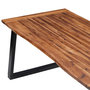 Voir la diapositive 4 : VIDAXL Table a manger Bois d'acacia massif 180x90 cm