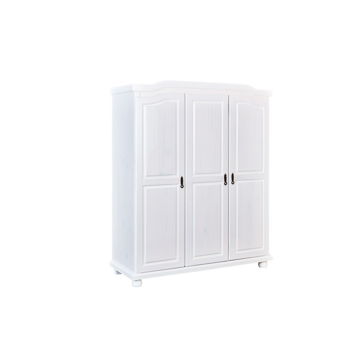 Armoire de chambre en bois massif 3 portes BASTIAN