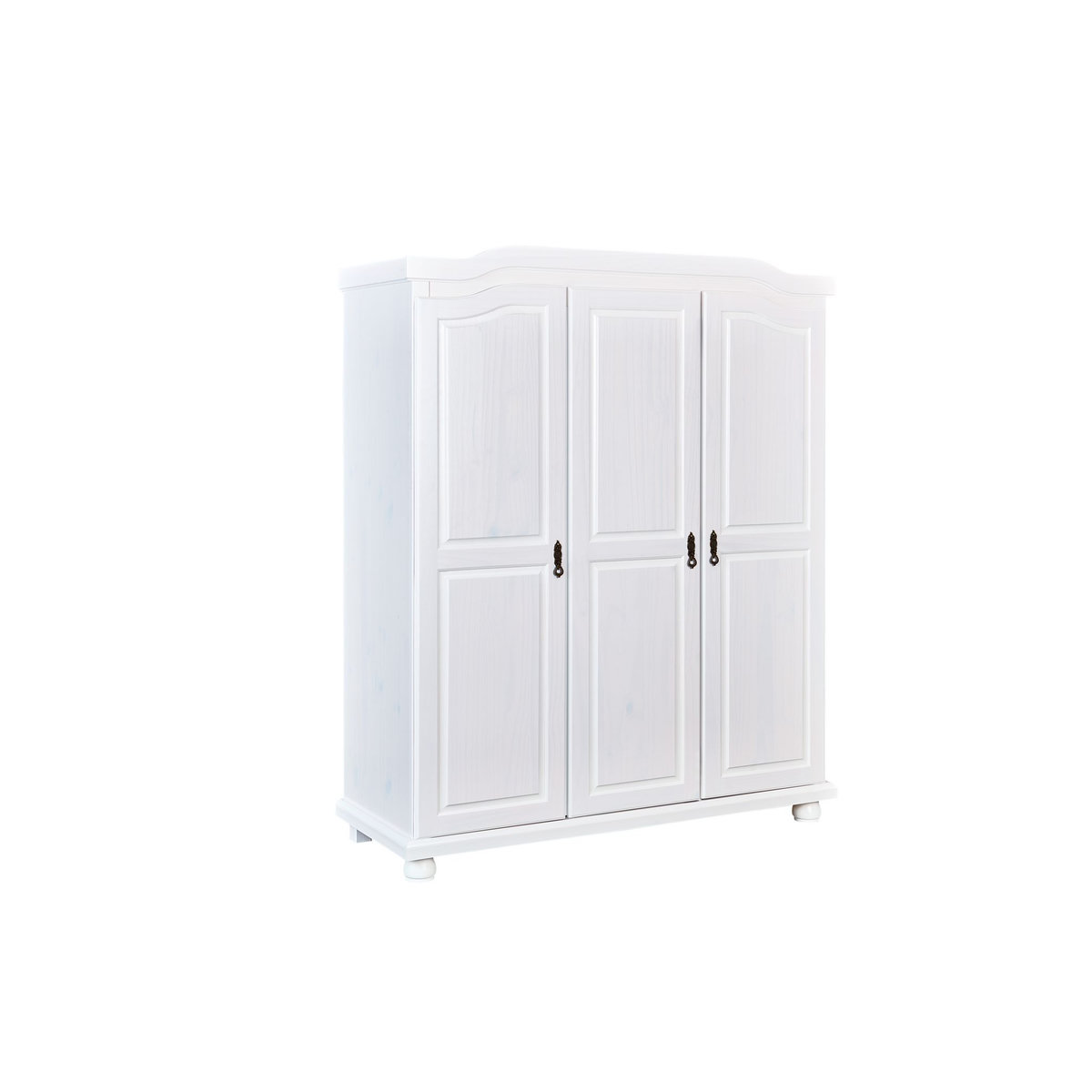 Armoire de chambre en bois massif 3 portes BASTIAN