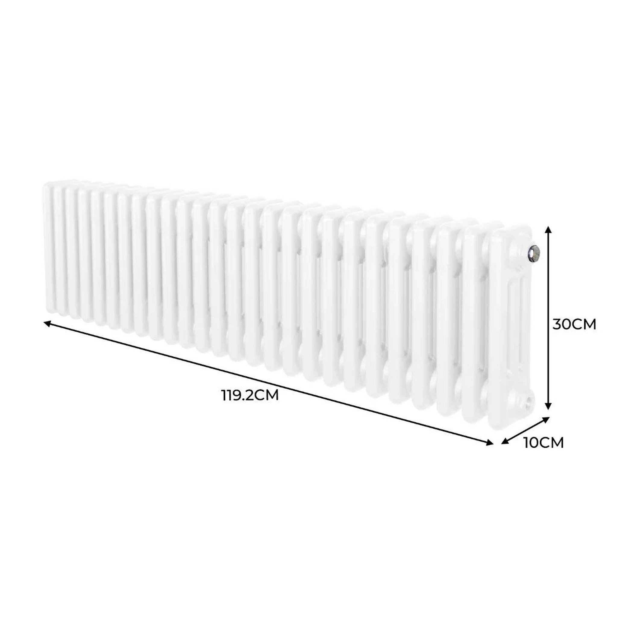 Voir la diapositive 5 : MONSTERSHOP Radiateur traditionnel à 3 colonnes – 300 x 1192 mm