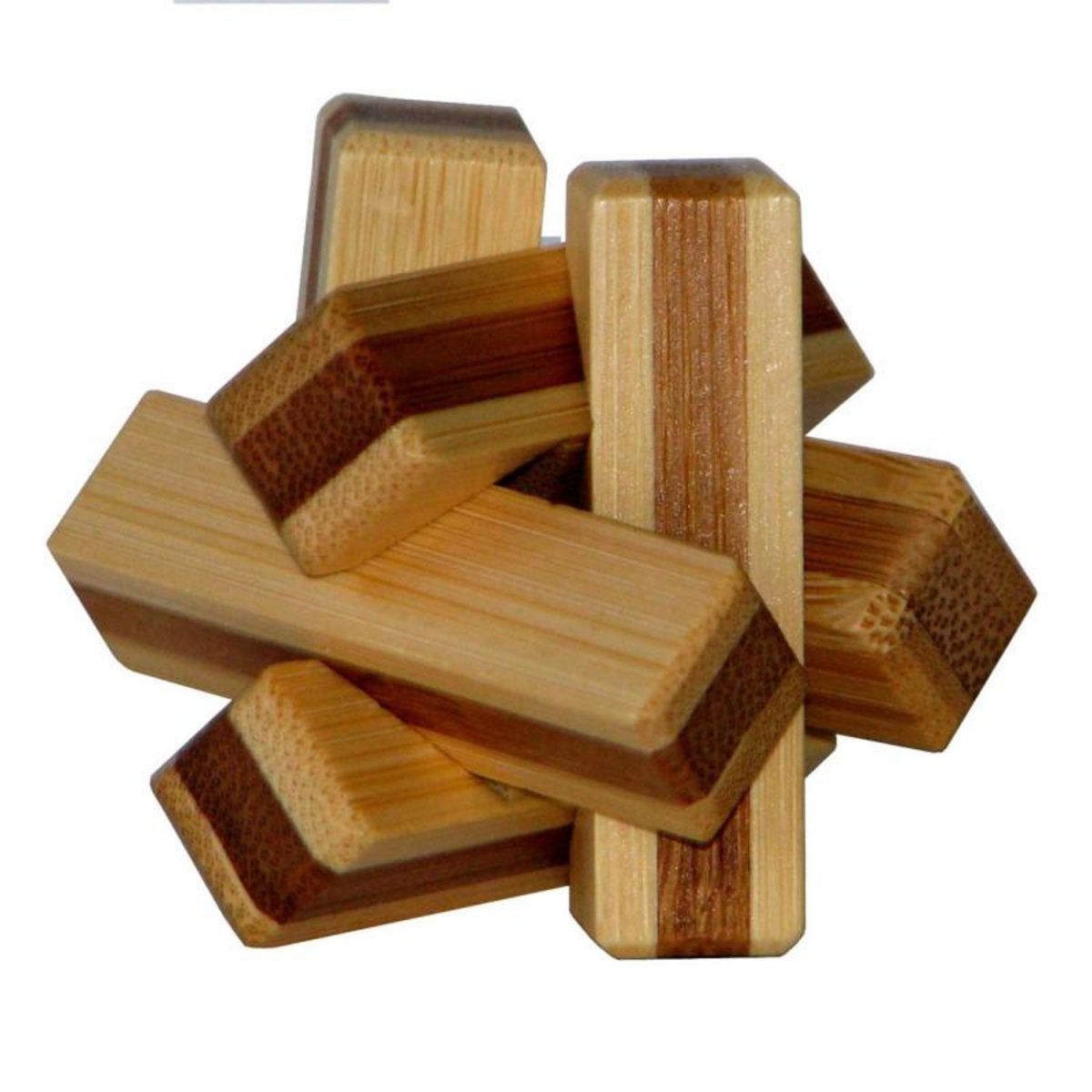 Eureka Toys EUREKA 3D Bamboo Brain puzzle Firewood **