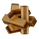 Eureka Toys EUREKA 3D Bamboo Brain puzzle Firewood **