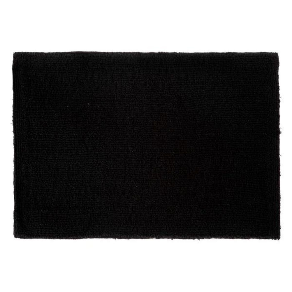FIVE Tapis de Salle de Bain  Réversible  50x80cm Noir