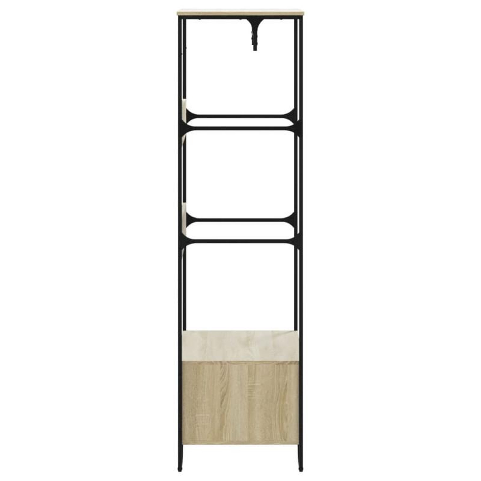 Voir la diapositive 5 : VIDAXL Armoire chêne sonoma 90x50x180 cm bois d ingénierie