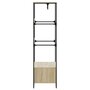 Voir la diapositive 5 : VIDAXL Armoire chêne sonoma 90x50x180 cm bois d ingénierie