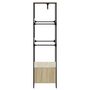 Voir la diapositive 5 : VIDAXL Armoire chêne sonoma 90x50x180 cm bois d ingénierie