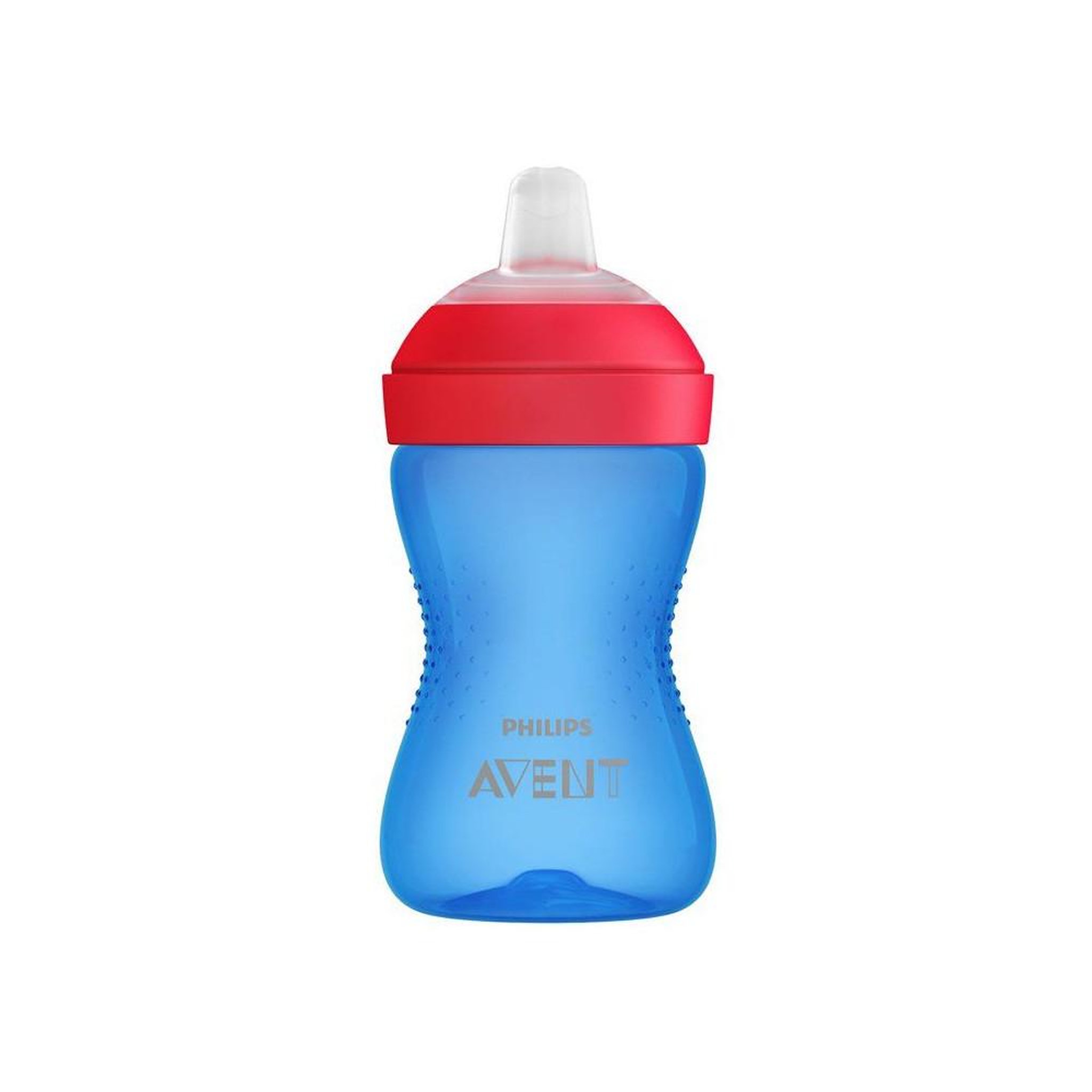 Voir la diapositive 4 : Philips Avent Bouteille de boisson à bec souple anti-fuite 300 ml my grippy scf802/01, bleu, sans bpa, 9m+