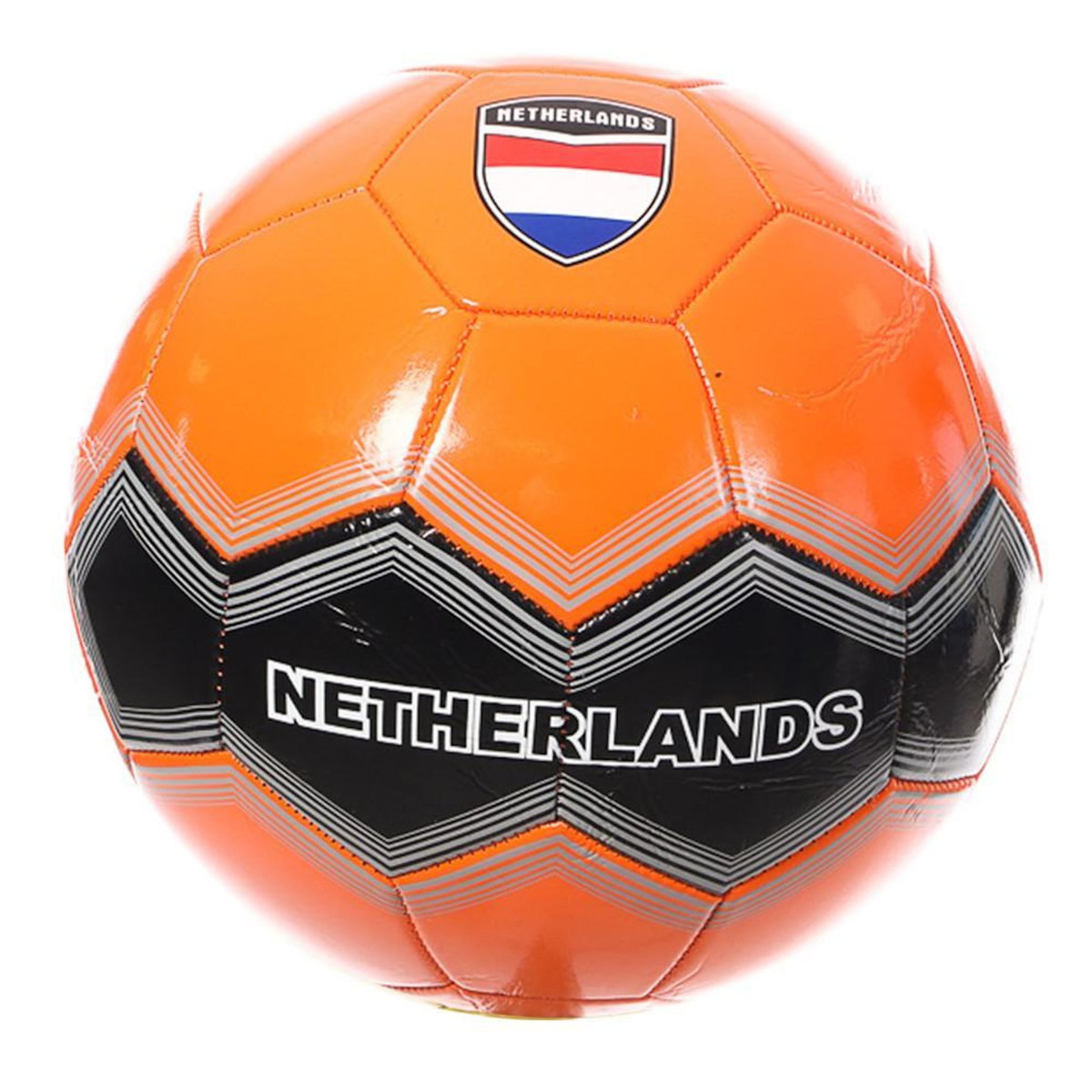 SPORTZONE Ballon de Football Noir/Orange Sport Zone Hollande