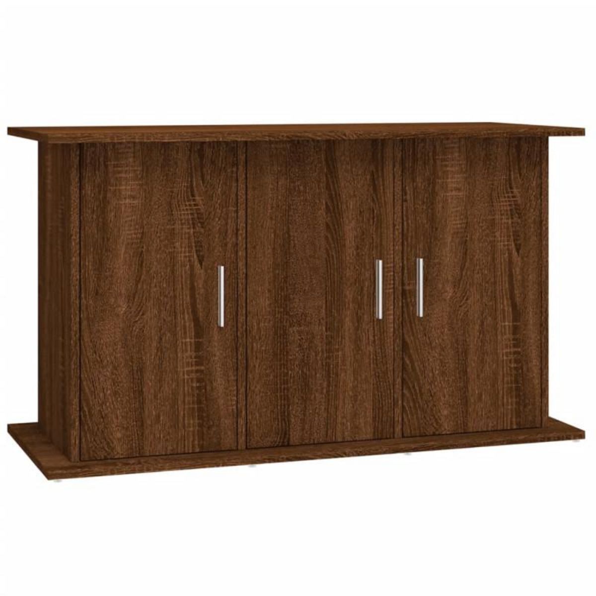 VIDAXL Support d aquarium chêne marron 101x41x58 cm bois d ingénierie