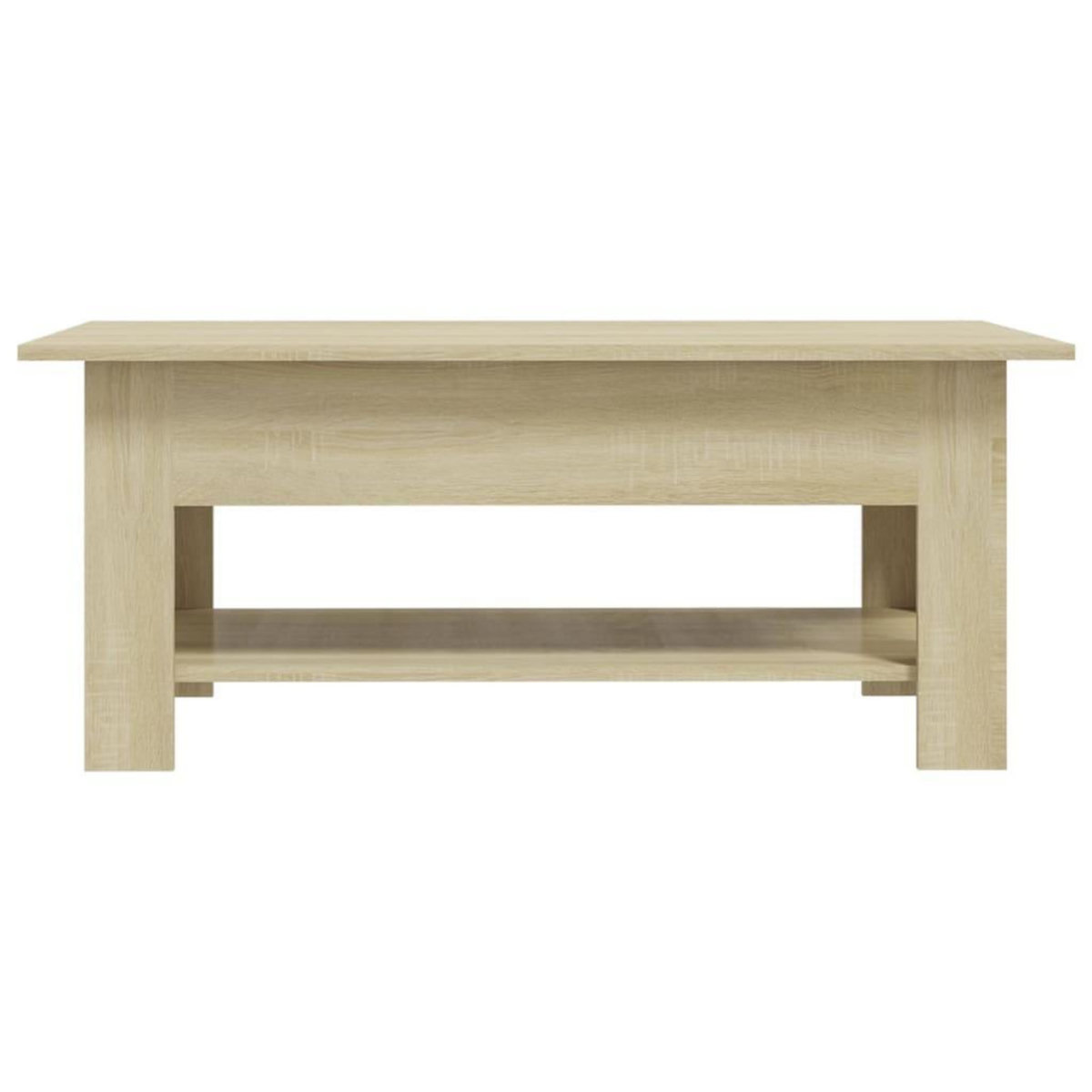 VIDAXL Table basse chene sonoma 102x55x42 cm bois d'ingenierie
