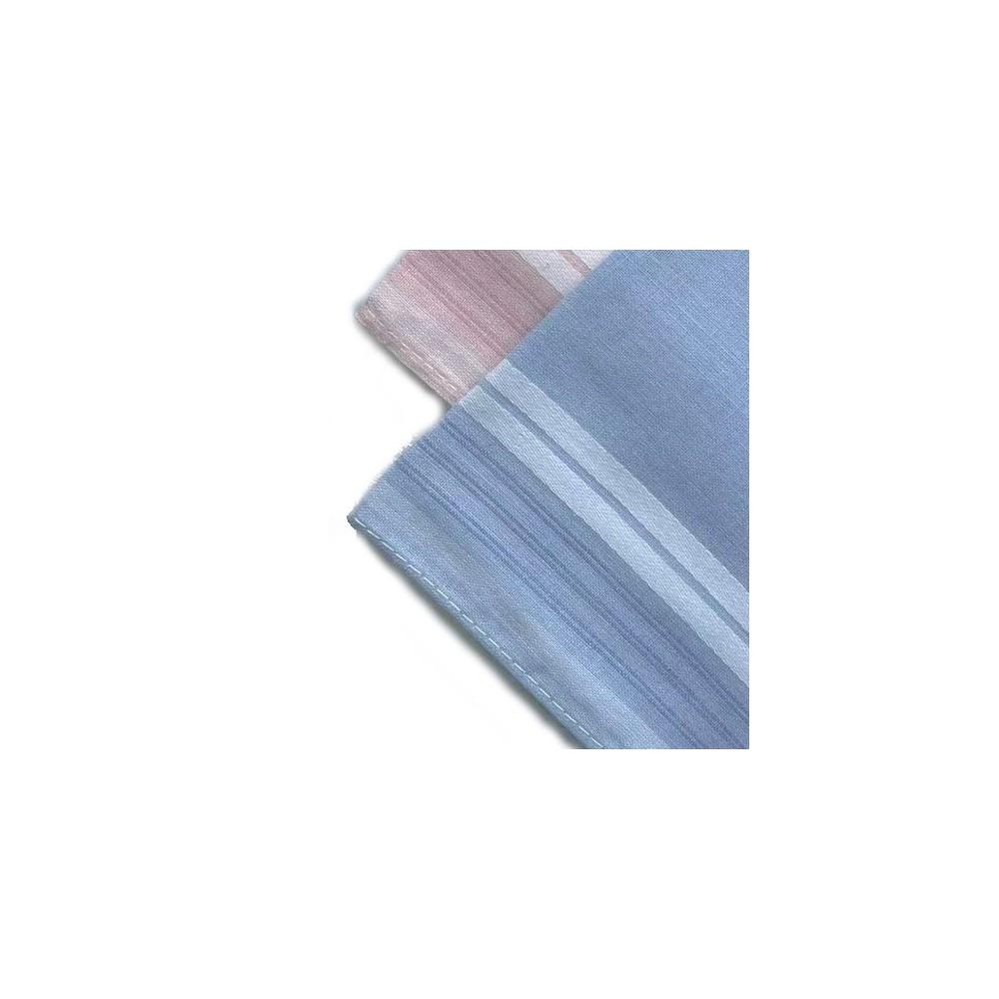 Voir la diapositive 2 : VANDERSICKEL Lot de 12 mouchoirs femme pastel 29x29 cm 100% coton