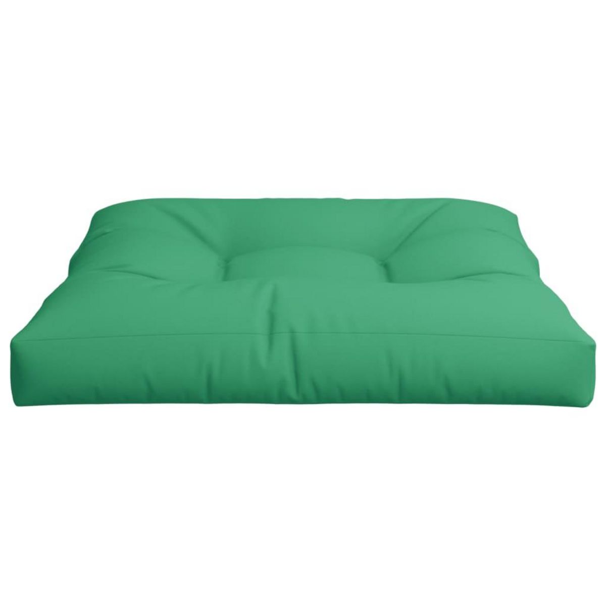 VIDAXL Coussin de palette vert 80x80x12 cm tissu