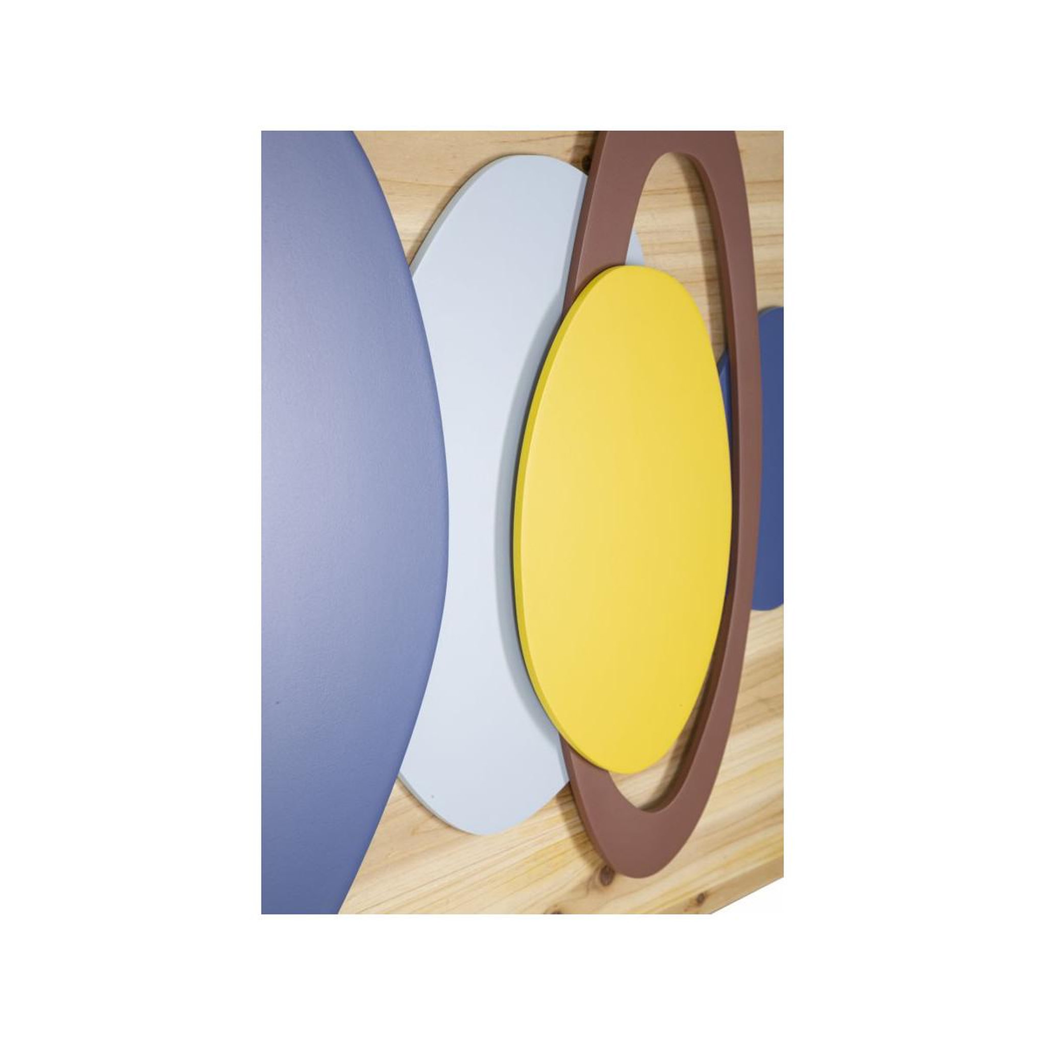 Voir la diapositive 2 : Paris Prix Décoration Murale en Bois  Color  80cm Multicolore