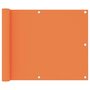 VIDAXL Ecran de balcon Orange 75x400 cm Tissu Oxford