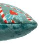 Voir la diapositive 2 : ATMOSPHERA Coussin de Noël Houx et sucres d'orge - 40 x 40 cm - Vert et rouge
