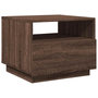 Voir la diapositive 3 : VIDAXL Table basse avec lumieres LED chene marron 50x49x40 cm