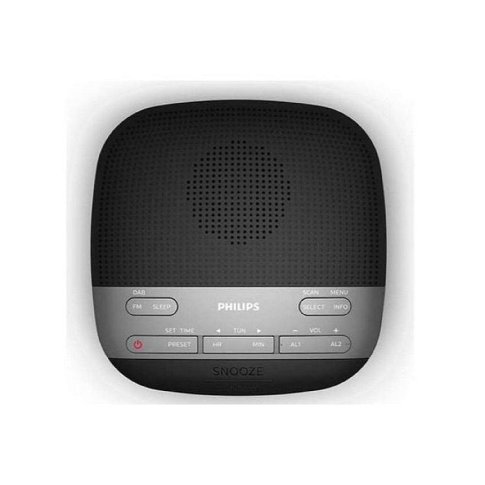 Voir la diapositive 2 : Philips Radio-réveil double alarme noir - TAR3505