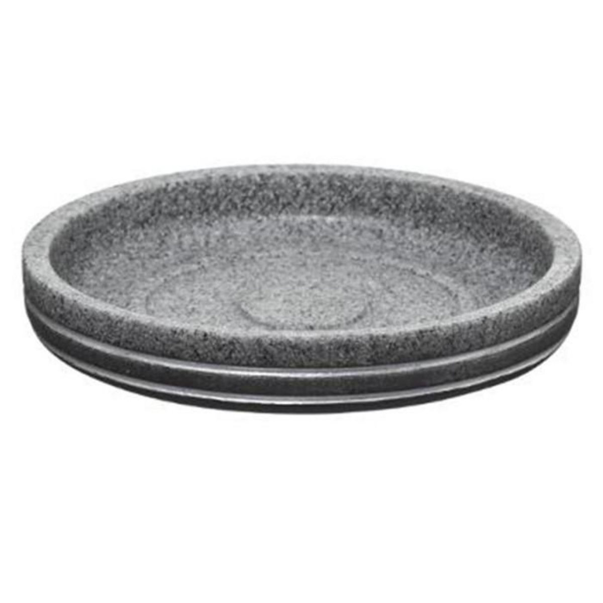 FIVE Porte Savon en Résine  Venty  12cm Gris