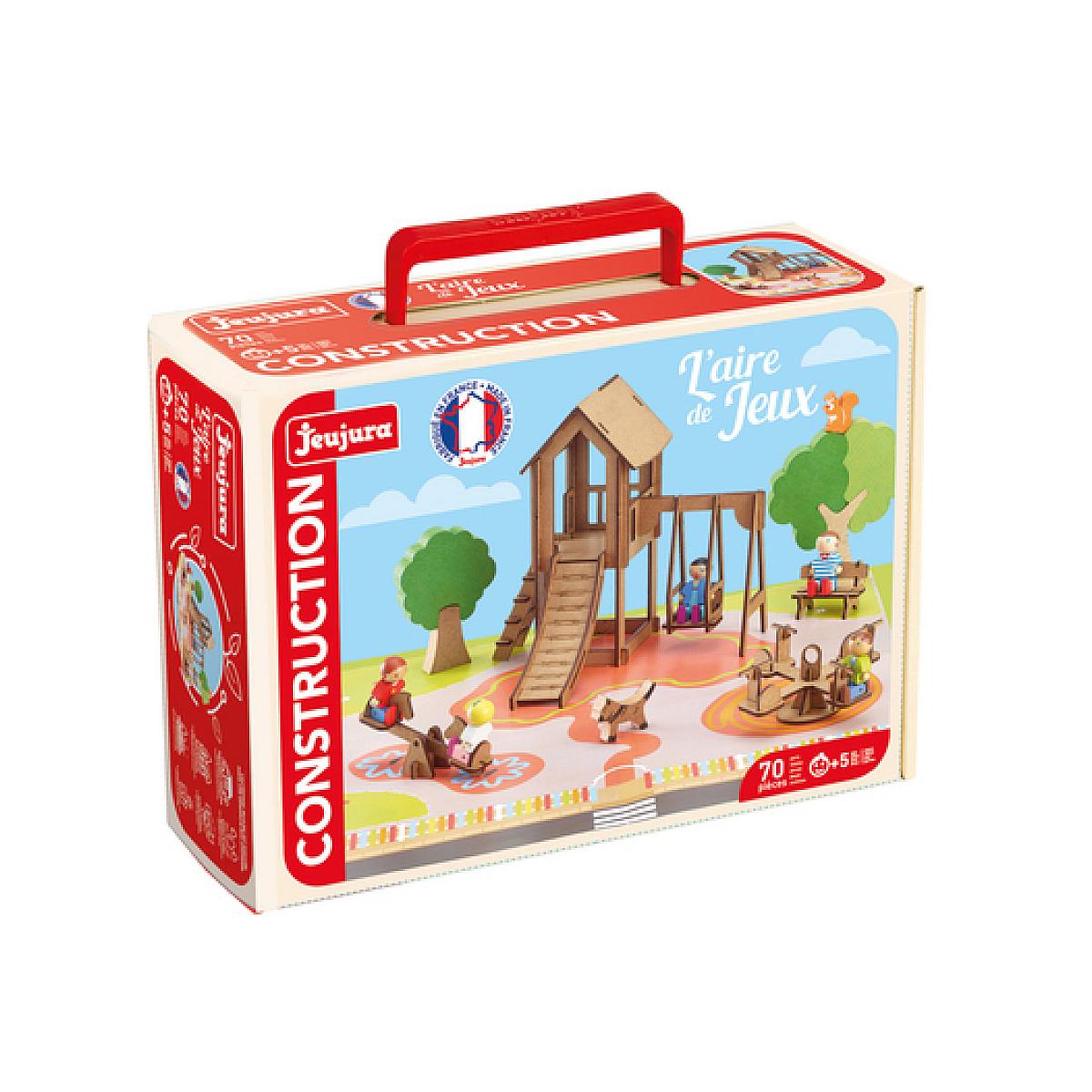 Voir la diapositive 3 : JeuJura L aire de jeux - 70 pieces