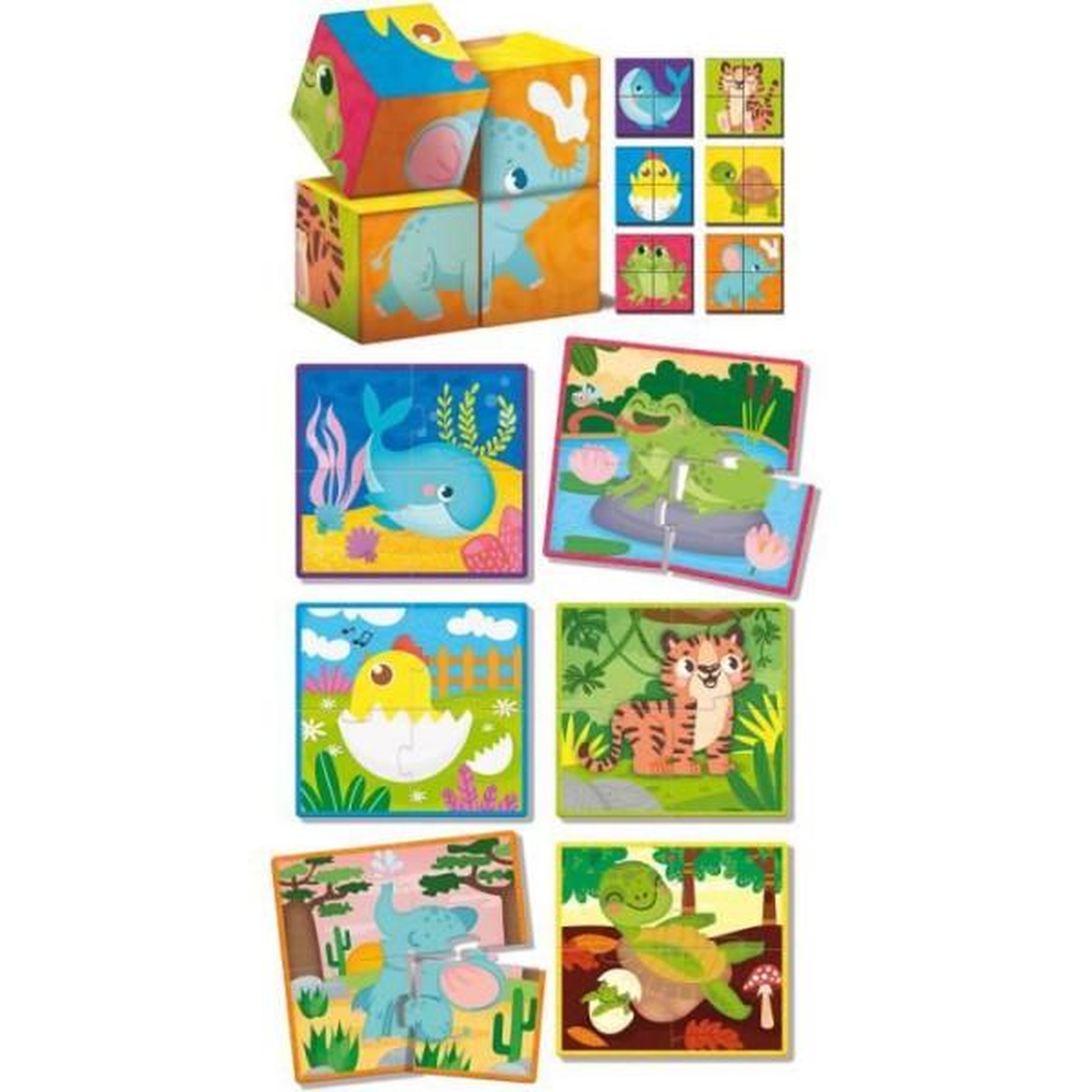 Voir la diapositive 2 : LISCIANI GIOCHI Jeu de bois et carton pour associations - LISCIANI - Dextérité et observation