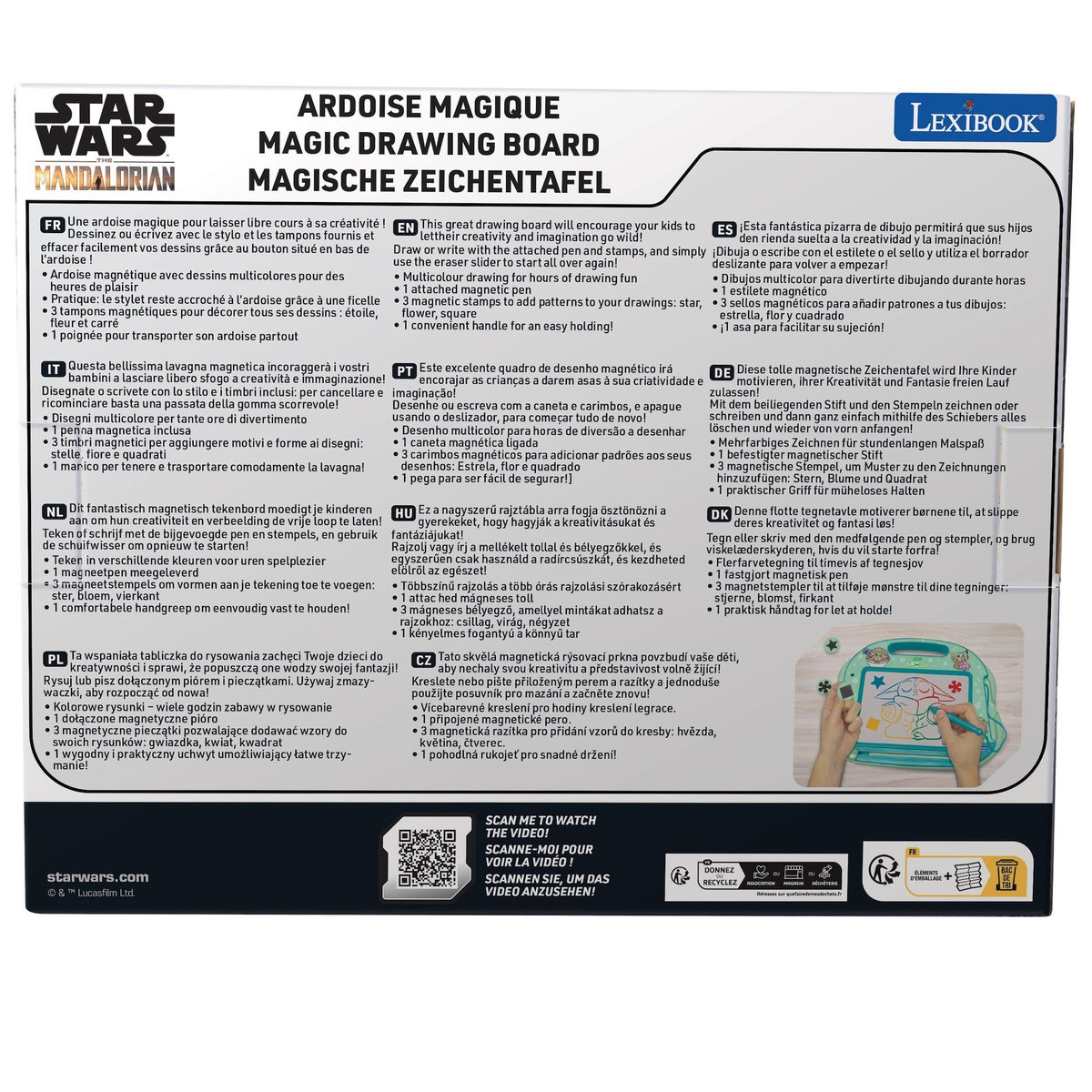 Lexibook Ardoise Magique Disney Star Wars