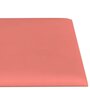 Voir la diapositive 5 : VIDAXL Panneaux muraux 12 pcs Rose 60x15 cm Velours 1,08 m^2