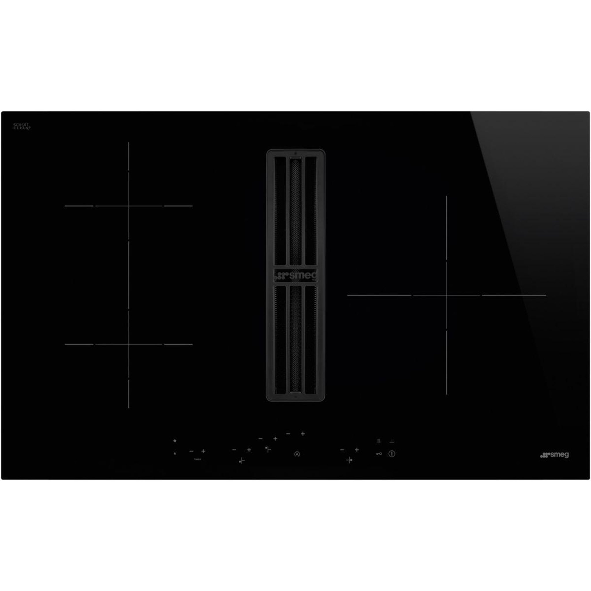 SMEG Plaque induction aspirante hobd283d3