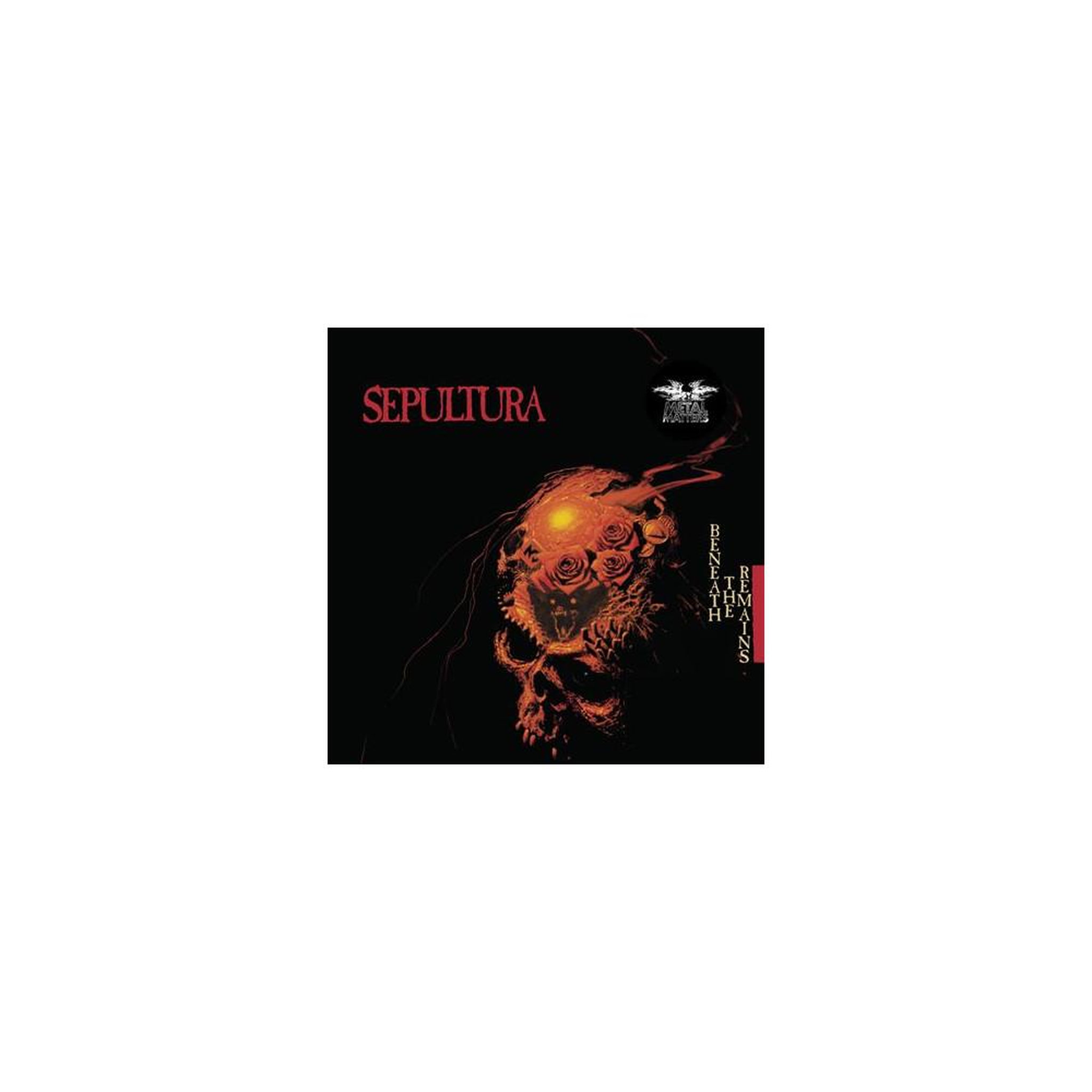 Rhino Album vinyle 33t 12 pouces sepultura beneath the remains, thrash metal, 1 disque, édition standard