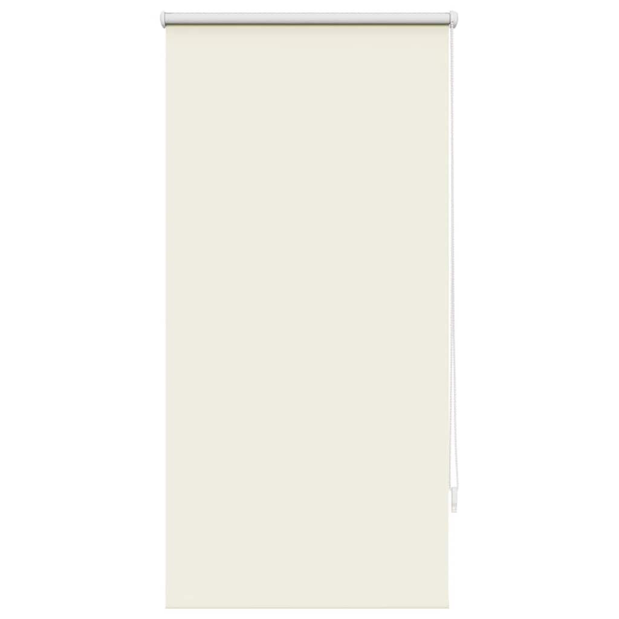 VIDAXL Store enrouleur occultant 64,4 x 120 cm, largeur du tissu 60 cm, blanc casse