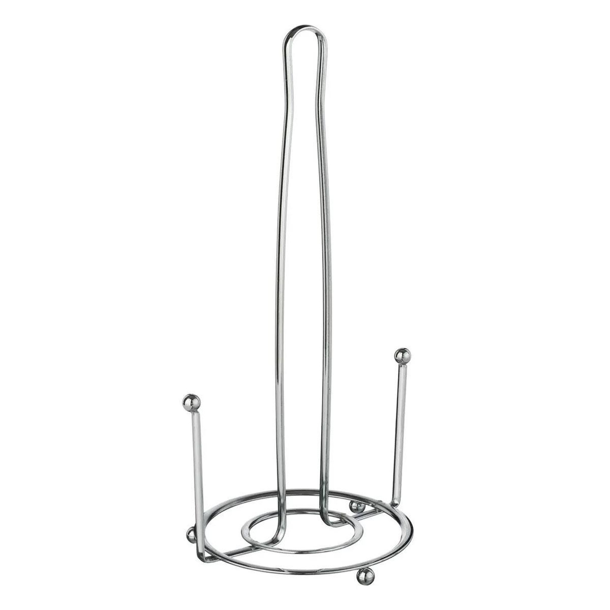Voir la diapositive 1 : FIVE Porte essuie-tout métal  towel  32cm argent