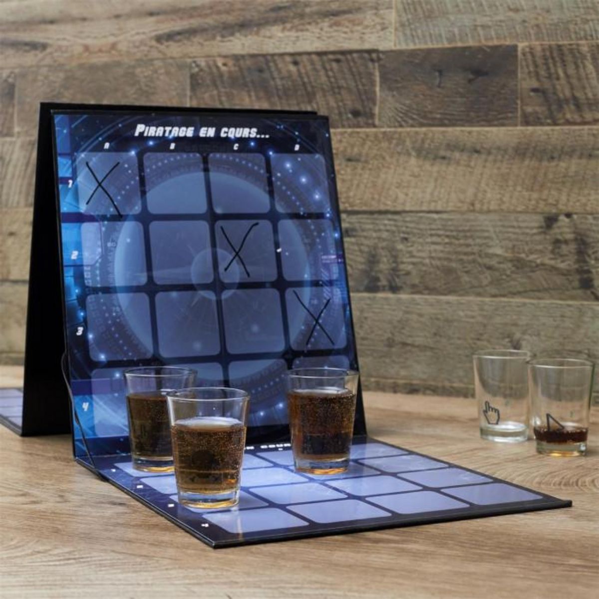 Paris Prix Jeu de Soirée à Boire  Bataille Navale  48cm Bleu