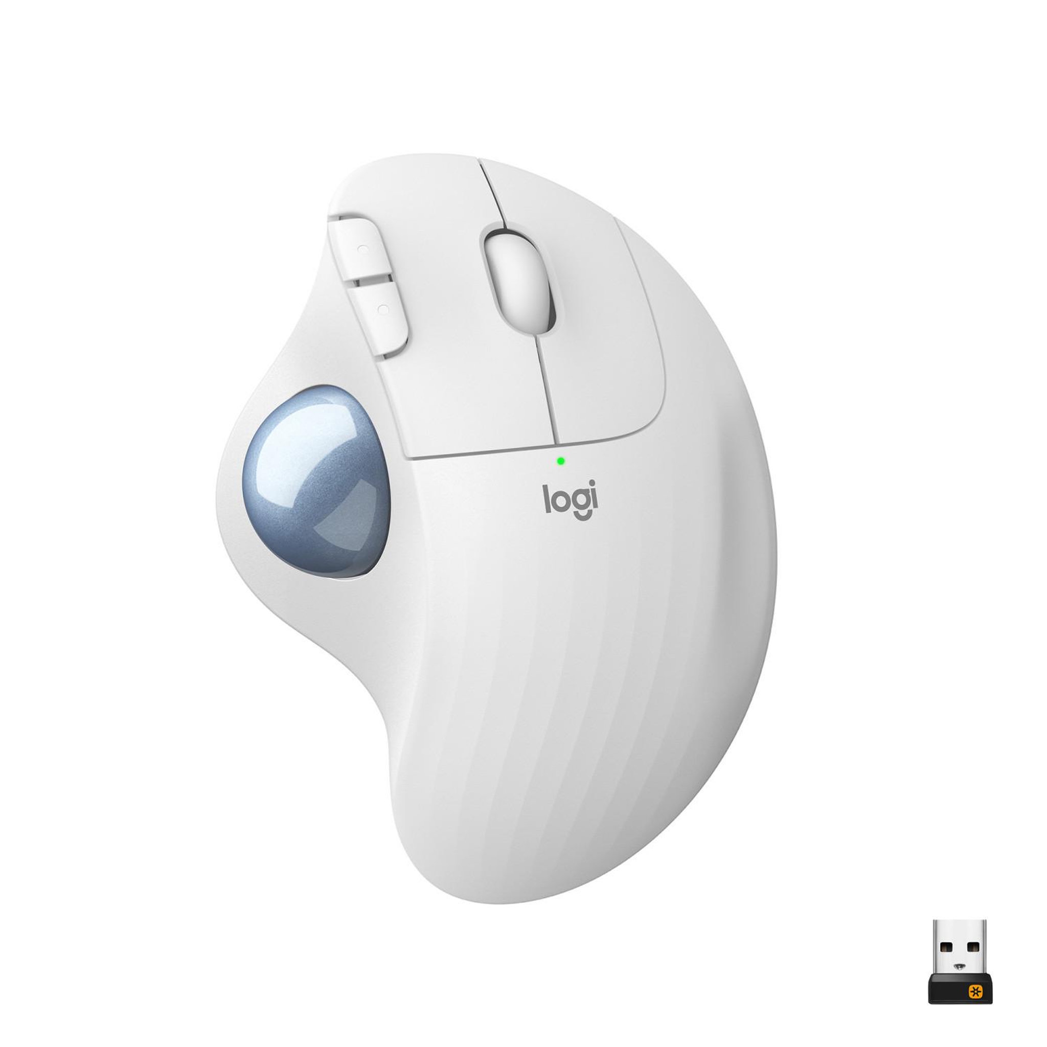 Voir la diapositive 2 : Logitech Souris Trackball sans fil Wifi Logitech ERGO M575 Blanc cassé