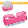 Voir la diapositive 3 : VIVEZEN Lot de 10 brosses à ongles, nettoyantes - Violet