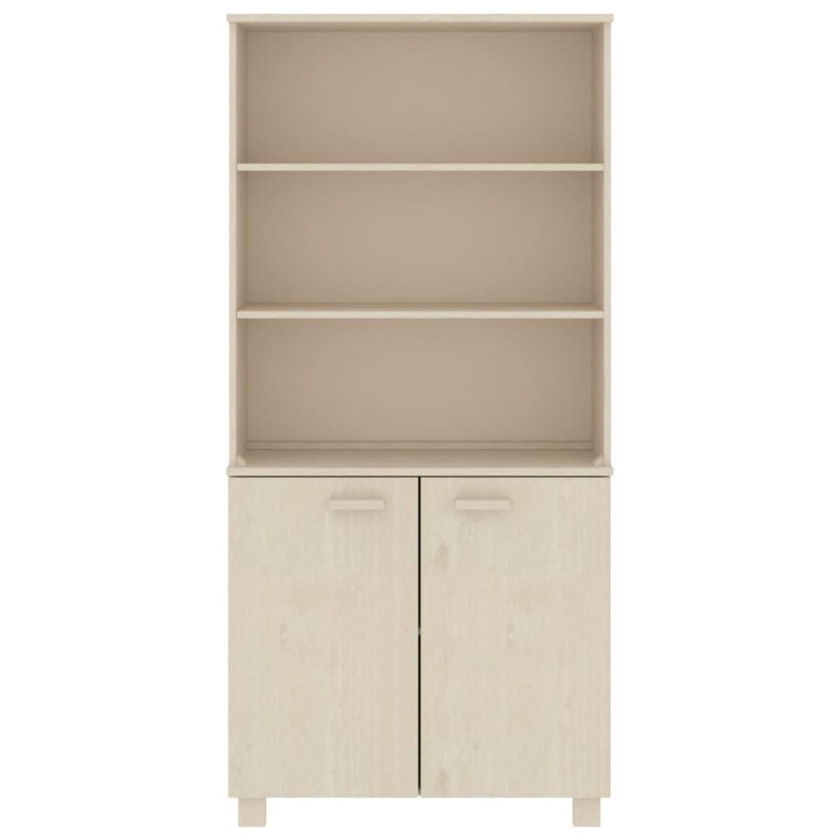 VIDAXL Buffet HAMAR Bois massif de pin Marron miel