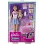 Voir la diapositive 1 : BARBIE Coffret Poupée Skipper Bébé au lit 