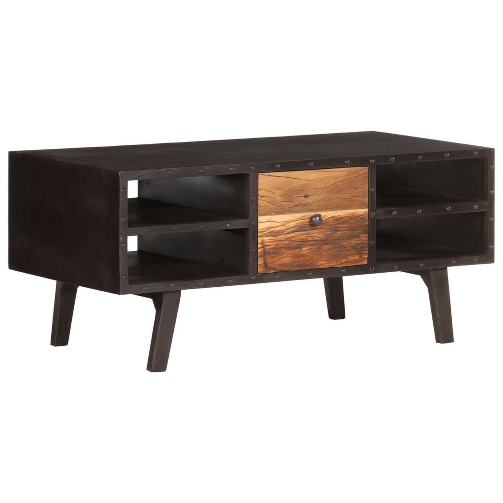 VIDAXL Table basse 100x50x45 cm bois de recuperation massif
