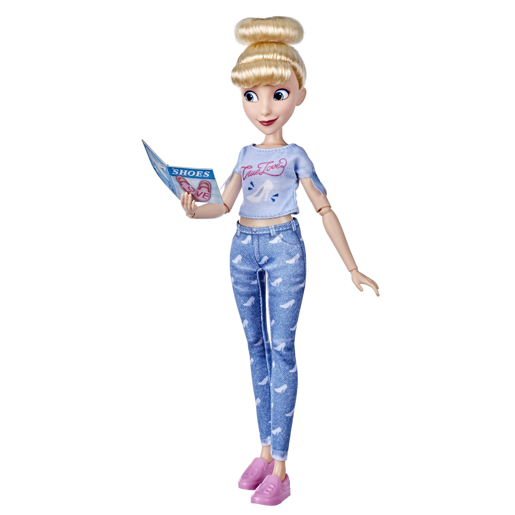 Voir la diapositive 1 : HASBRO Poupée princesse Disney Cendrillon avec tenue et accessoires