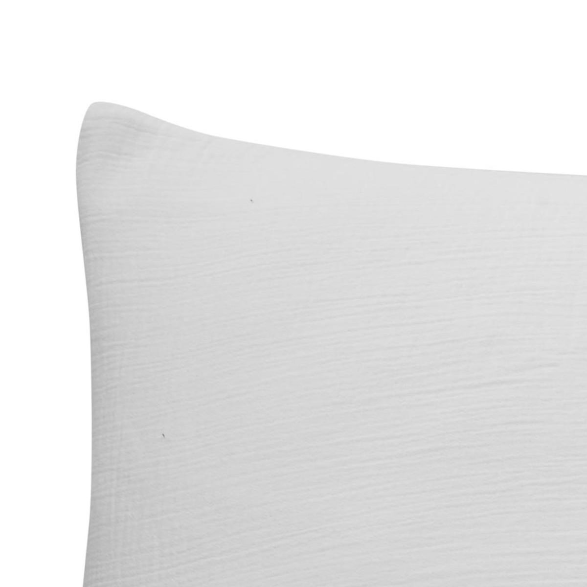 Sensei Maison Lot de 2 taies d'oreiller en gaze de coton LOFT
