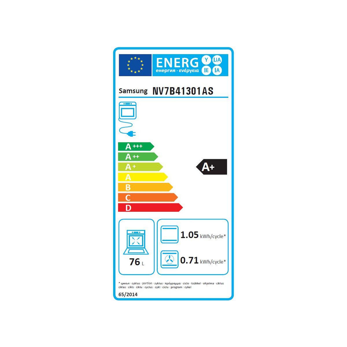Samsung Four encastrable NV7B41301AS