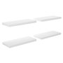 Voir la diapositive 2 : VIDAXL Etagere murale flottante 4 pcs Blanc brillant 60x23,5x3,8cm MDF