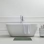 Voir la diapositive 3 : GUY LEVASSEUR Tapis de bain uni en polyester 50x70cm