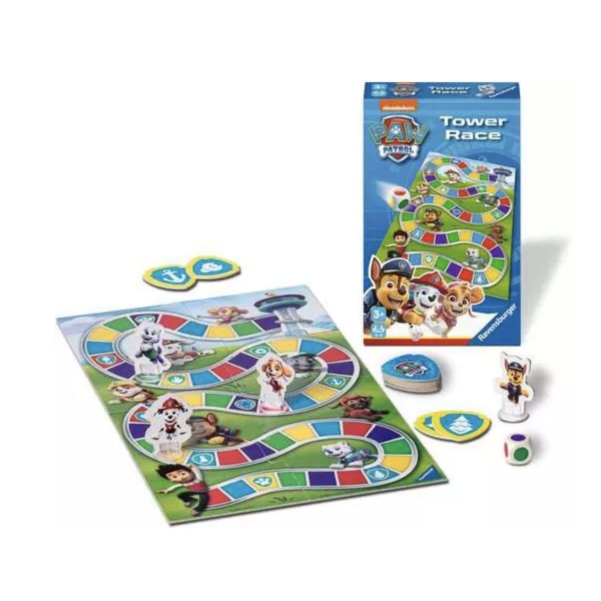 Voir la diapositive 2 : RAVENSBURGER Mini jeu - pat patrouille tower race -