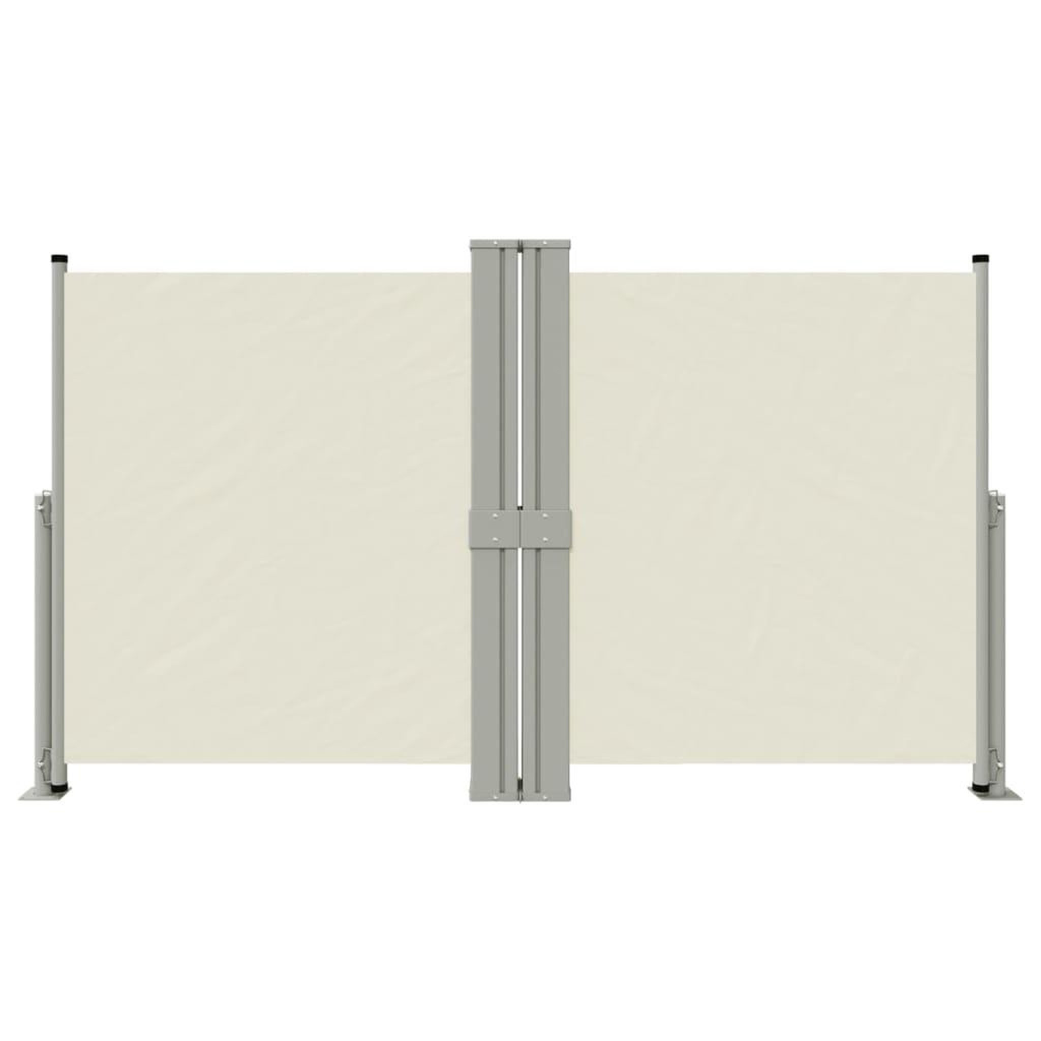 Voir la diapositive 3 : VIDAXL Auvent lateral retractable Creme 140x1200 cm
